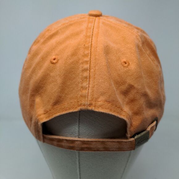 Topper Men's Slideback Hat Orange Adjustable Blank 100% Cotton - Picture 6 of 8